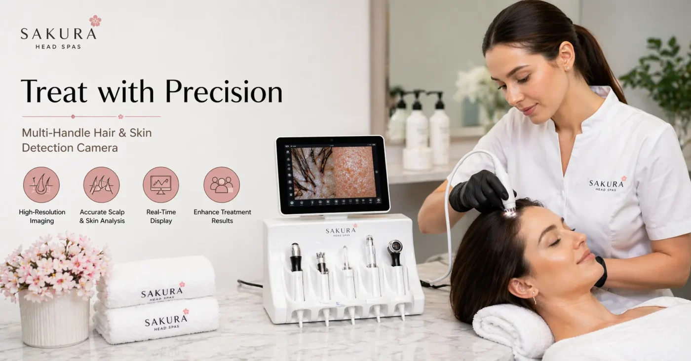 Multi Handle Hair Skin Detection Camera