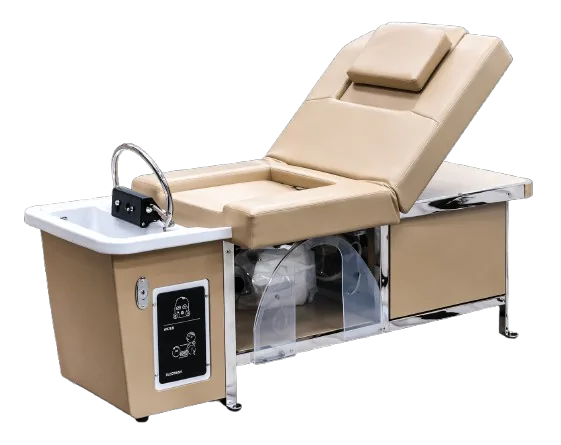 Beige-reclining-spa-chair-with-basin