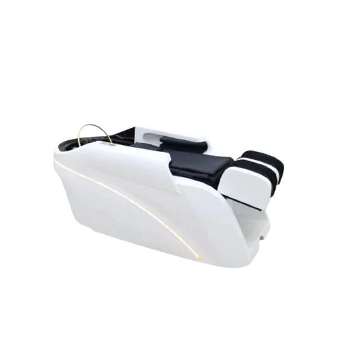 Daiya Shizen Japanese Head Spa with Massage Chair Daiya Shizen Head Spa with white massage chair and basin