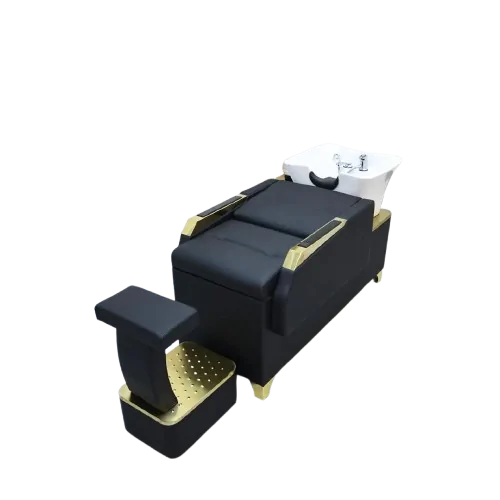 Ginza Japanese Head Spa – Plumbed – Black & Gold 1