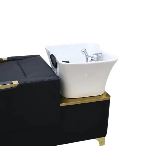 Ginza Japanese Head Spa – Plumbed – Black & Gold 4