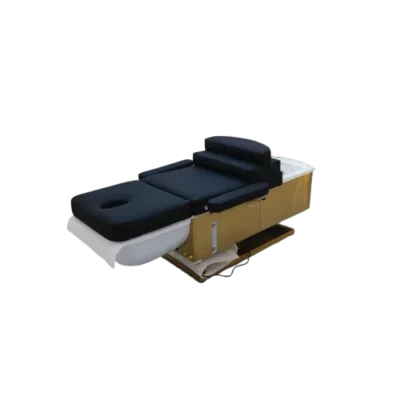 Satori Head Spa Basin with cream treatment bed and armrests