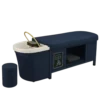 Mako Zen Head Spa with cream treatment bed and plumbed basin