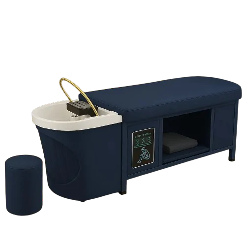 Hako-Zen3 Mako Zen Head Spa with cream treatment bed and plumbed basin