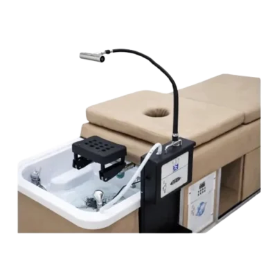 Dewdrop Portable Head Spa with black water head and built-in heater