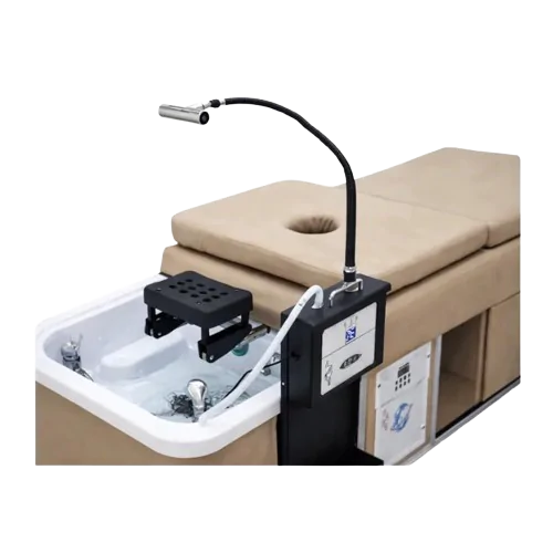 Portable-Head-Spa Dewdrop Portable Head Spa with black water head and built-in heater