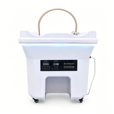 Junia Portable Head Spa dimensions showing 64 cm width and 69 cm height